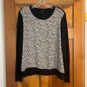 Ann Taylor animal print top